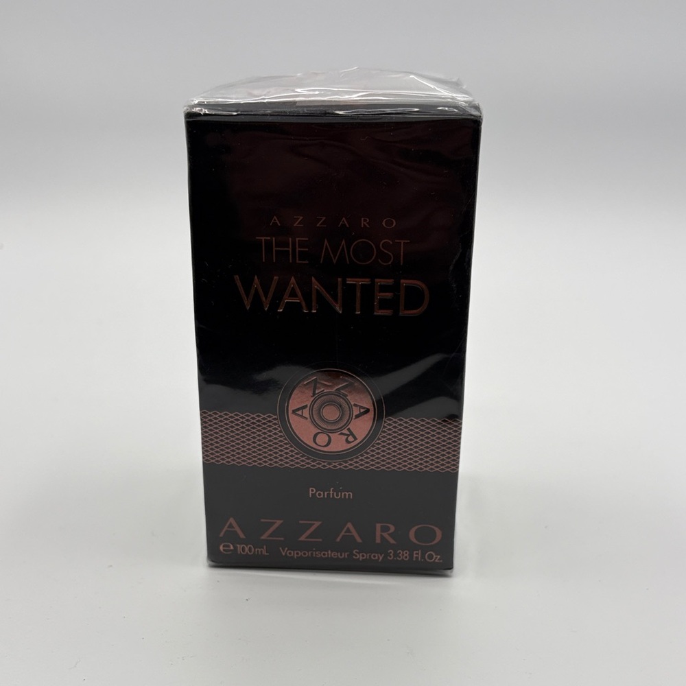 Azzaro The Most Wanted Parfum for Men - Black/Rose Gold Bottle, 100ml